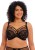 Elomi Sachi Underwired Plunge Bra - Black Butterfly