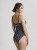 Panache Anya Riva Spot Underwired Swimsuit - Navy/Vanilla