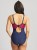 Panache Limitless High Neck Zipped Swimsuit - Navy Orchid
