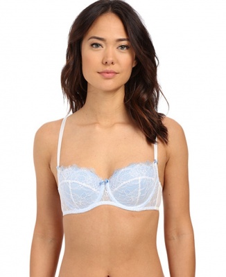 B.Tempt'd B.Sultry Padded Balcony Bra - Bridal White