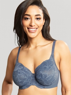 Buy A-GG Yellow Recycled Lace Full Cup Non Padded Bra - 32A