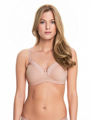 Royce Maisie Non Wired T-Shirt Bra (With Lined Pockets) - Blush