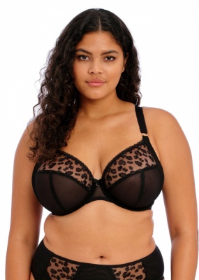 Elomi Namrah Bandless Plunge Bra - Jet