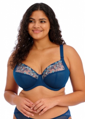 Elomi Charley Underwired Plunge Bra - Petrol