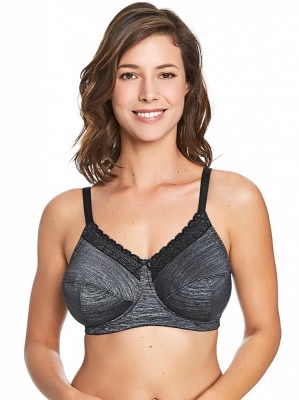 Royce Luna Non Wired Comfort Bra - Grey