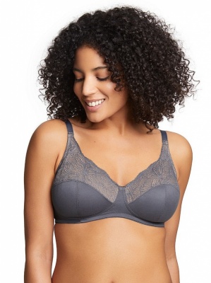 Royce Joely Non-Wired Support Bra - Grey