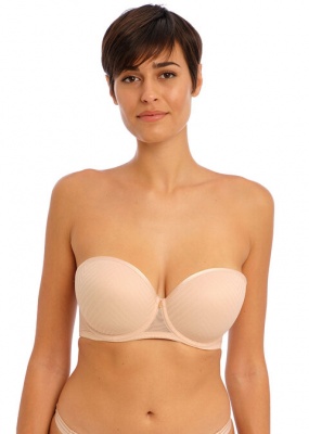 Freya Tailored Moulded Strapless T-shirt Bra - Natural Beige