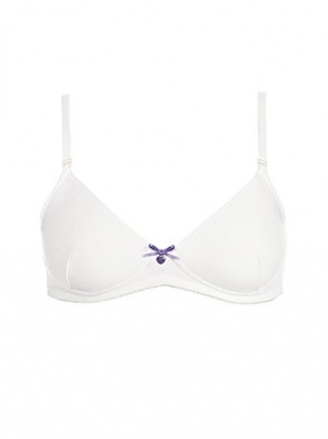 Royce Non-Wired Teen First Bra - White