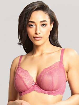 Panache Ana Plunge Bra - Berry Pink