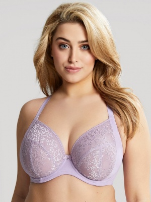 Sculptresse Roxie Underwired Plunge Bra - Liliac