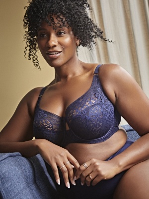 Sculptresse Estel Underwired Full Cup Bra - Navy