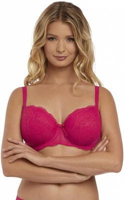 Freya Fancies Padded Half Cup Bra - Lipstick - 32E