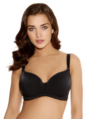 Freya Idol Underwired Moulded Balcony Bra - Black