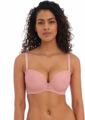 Freya Tailored Moulded Plunge T-shirt Bra - Ash Rose