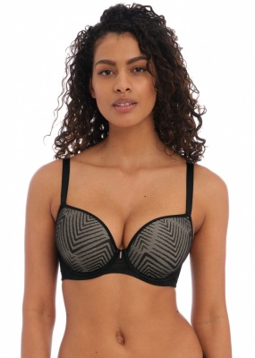 Freya Tailored Moulded Plunge T-shirt Bra - Black