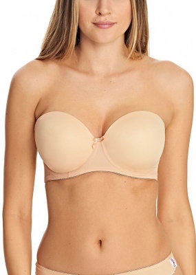 Freya Deco Moulded Strapless Bra - Nude