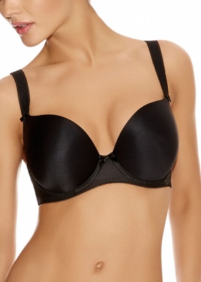 Freya Deco Moulded Plunge Bra - Black