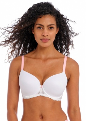 Freya Offbeat Demi Plunge Moulded Bra - White