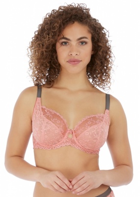 Freya Offbeat Underwired Plunge Bra - Rosehip