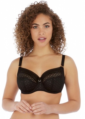 Freya Viva Lace Side Support Bra - Noir