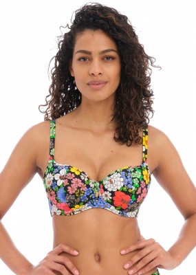 Freya Floral Haze Sweetheart Bikini Top - Multi