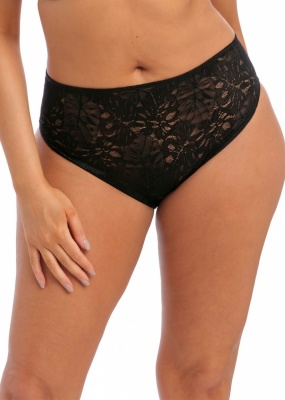 Elomi Kelsey High Leg Brief - Black