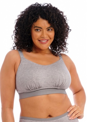 Elomi Downtime Non-wired Bralette - Grey Marl
