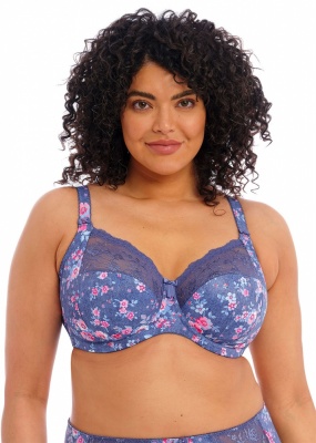 Elomi Morgan Underwired Banded Bra - Denim Floral