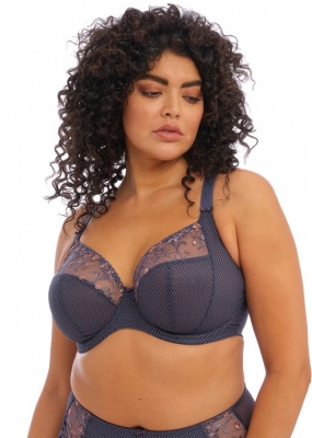 Elomi Charley Underwired Plunge Bra - Storm