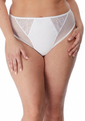 Elomi Charley High Leg Brief - White