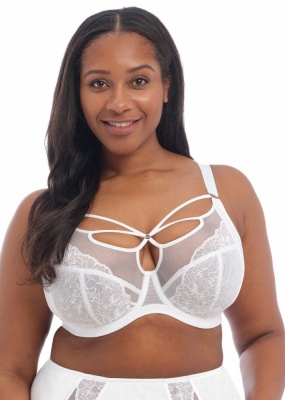 Elomi Brianna Underwired Plunge Bra - White