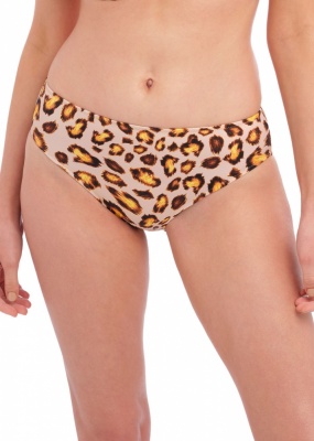 Fantasie Kabini Oasis Mid Rise Bikini Brief - Leopard