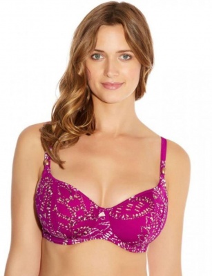 Fantasie Bora Bora Padded Balcony Bikini Top - Amethyst