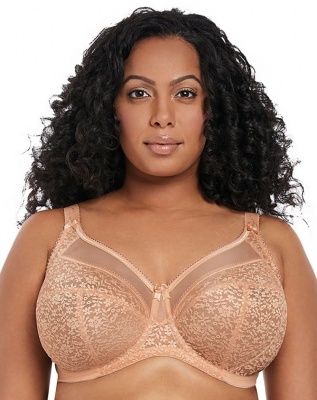 Goddess Adelaide Underwired Banded Bra - Sand