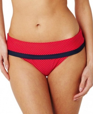 Panache Britt Fold Brief - Red Spot - Size 18