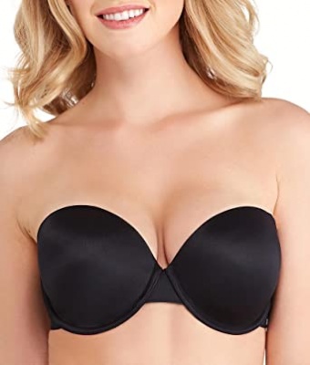 Panache Porcelain Moulded Strapless Bra - Black - 34D