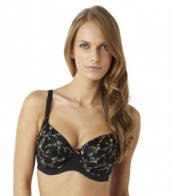 Panache Rhapsody Underwired Balcony Bra - Black