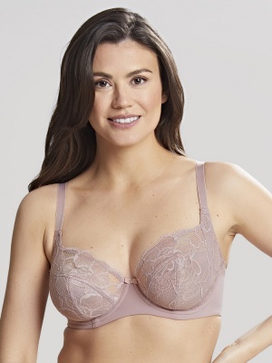 Panache Rocha Low Front Balcony Bra - Rose Dust