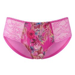 Panache Jasmine Brief - Pink Floral - Size 8