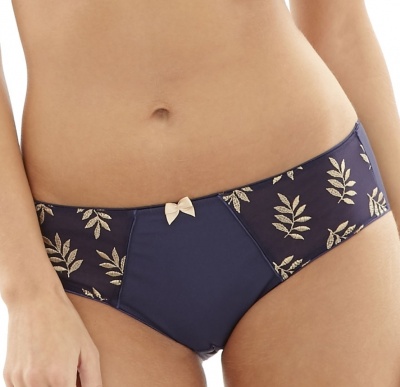 Panache Tango Brief - Navy/Gold