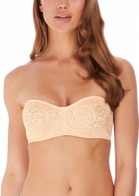 Wacoal Halo Lace Moulded Strapless Bra - Nude