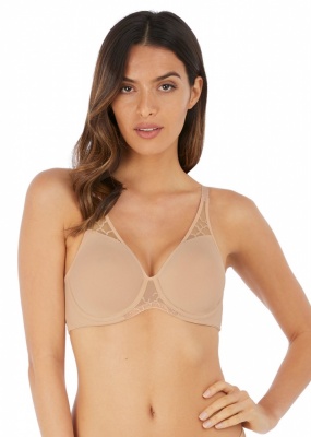 Wacoal Lisse Underwired Moulded Non Padded Bra - Frappe