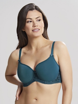 Panache Cari Moulded Spacer T-shirt Bra - Blue Jade