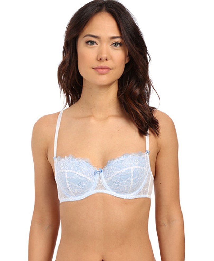 B.Tempt'd B.Sultry Padded Balcony Bra Bridal White Available at The