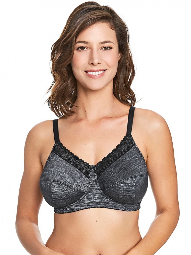 Royce Luna Non Wired Comfort Bra Grey Available at The Fitting Room