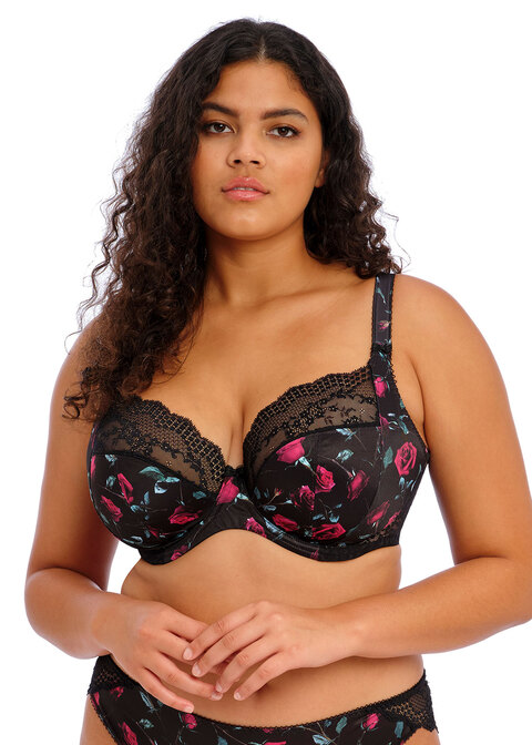 Elomi Lucie Plunge Stretch Bra - Rock 'n' Rose Available at The