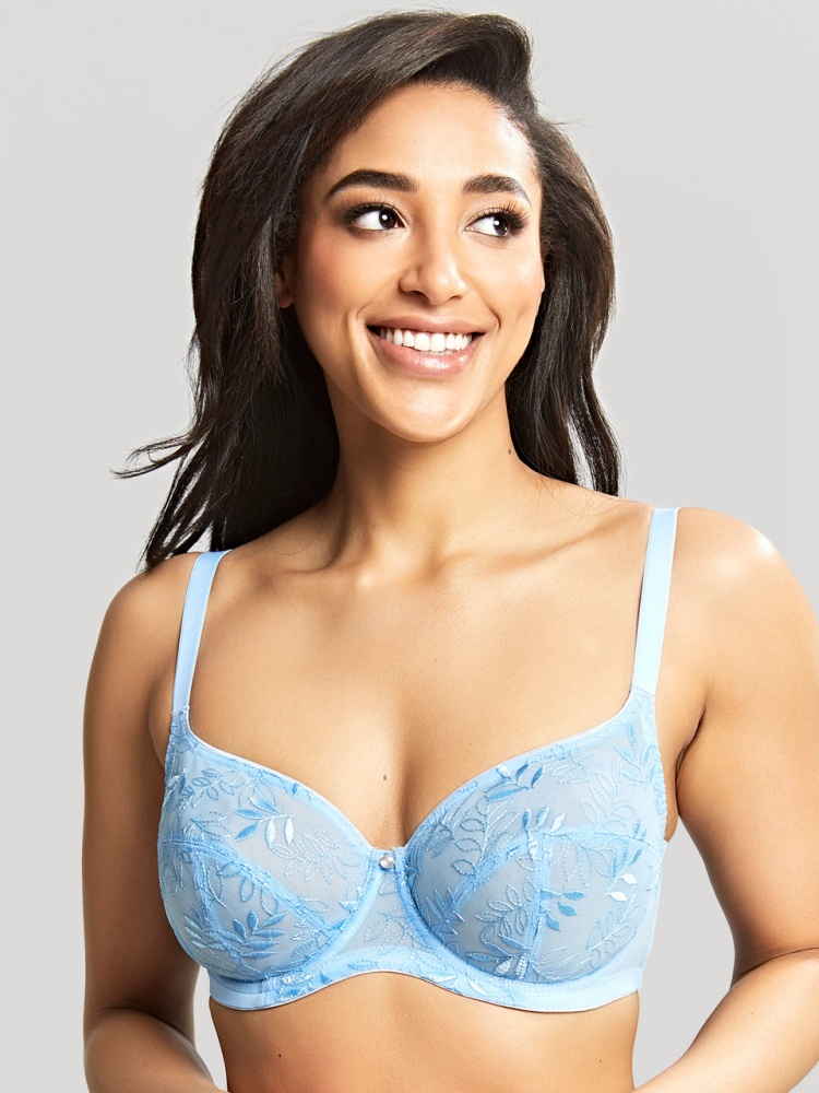 Panache Tango Underwired Balcony Bra - Bluebell Available at The