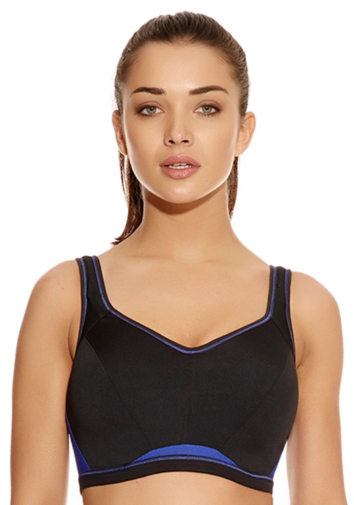 Freya Active Epic Underwired Moulded Crop Top Sports Bra - Electric Black