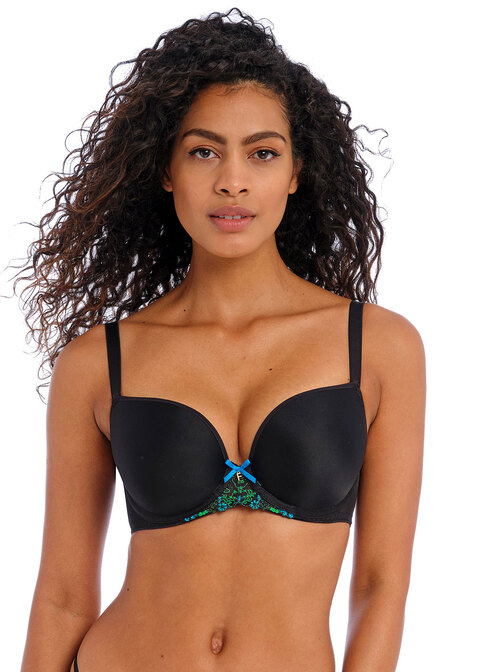 Freya Show-Off Moulded Plunge T-Shirt Bra - Low Cut With Rounded Silhouette - View #2