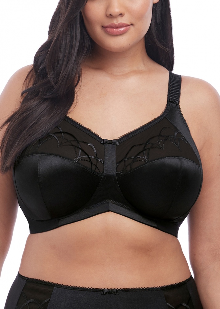 Elomi Cate Soft Cup Bra Black Available at The Fitting Room